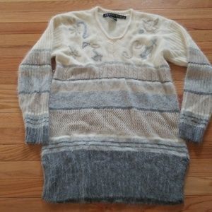 Angora / wool sweater